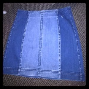 PacSun 2-Toned Denim Mini Skirt